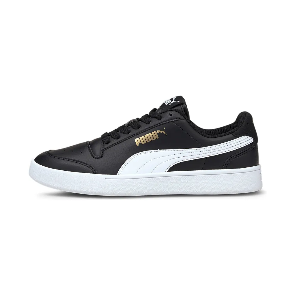 PUMA Shuffle Youth Black/White/Gold (375688-03)
