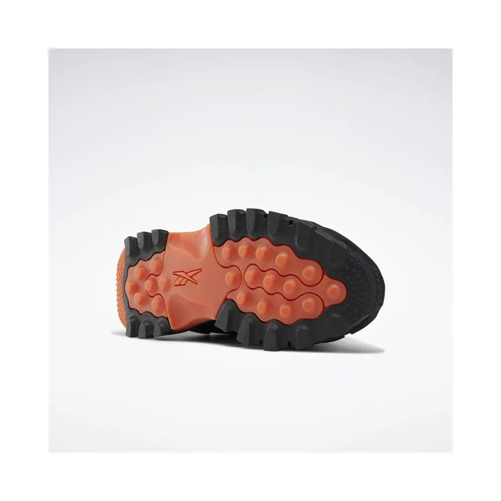 Reebok Cardi B Classic Leather Shoes Core Black / Fiery Orange / Champagne (GY5925)