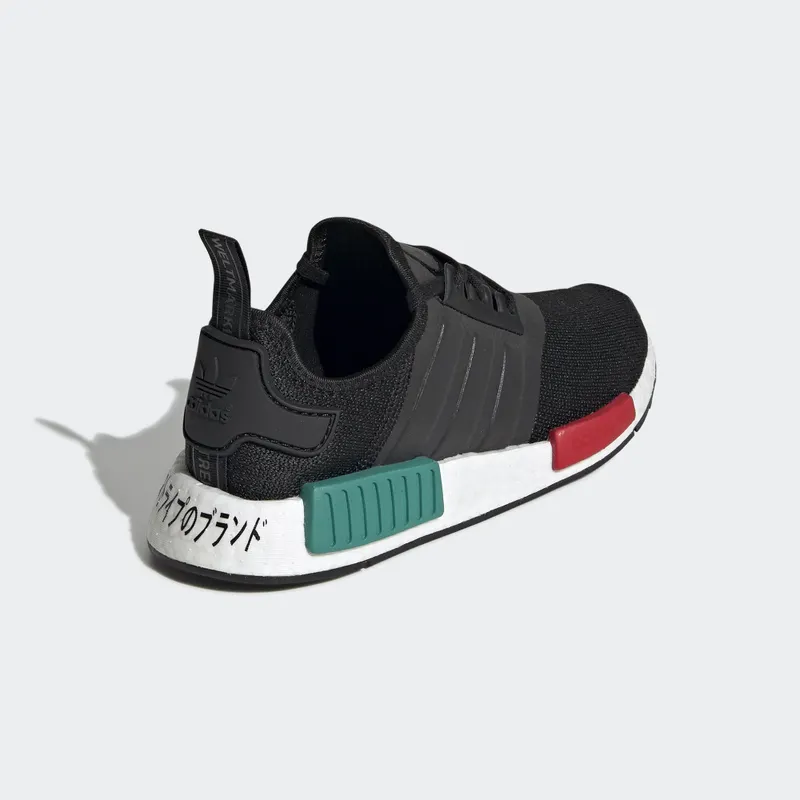 adidas NMD R1 Glory Green (GS) Core Black/Glory Green/Lush Red (EF5855)