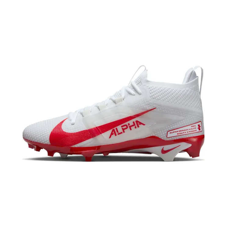 Nike Alpha Menace 4 Elite White University Red Photon Dust (FD7036-102)