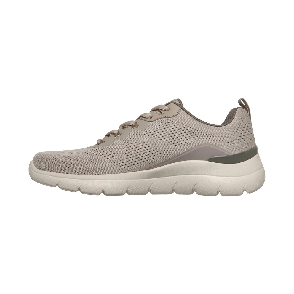 Skechers Arch Fit Summits – Kravel Sneaker Taupe/Orange
