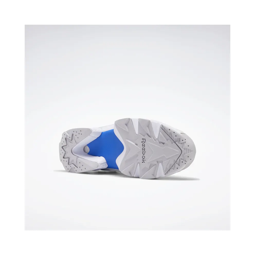 Reebok Instapump Fury Fading Tri-Color White White/Humble Blue-Sterling Grey (Other Brands Other)