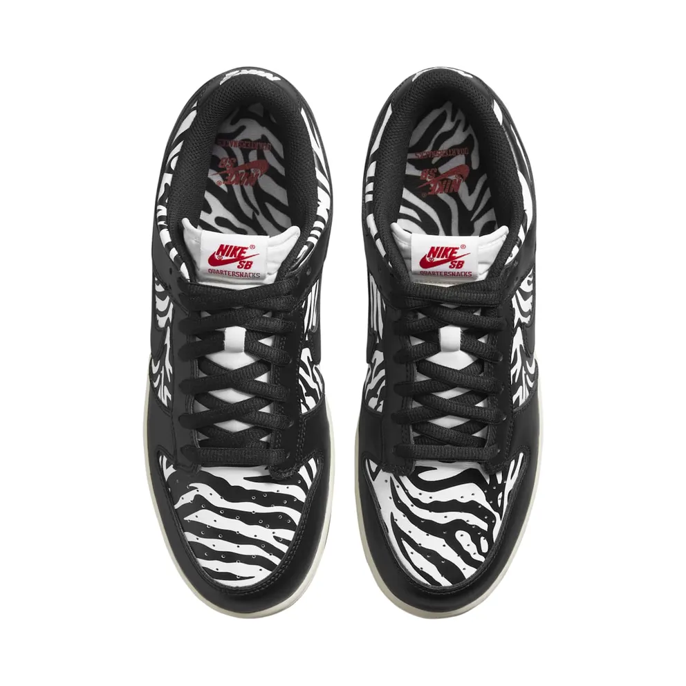 Nike SB Dunk Low Quartersnacks Zebra – “Black / White” (DM3510-001)