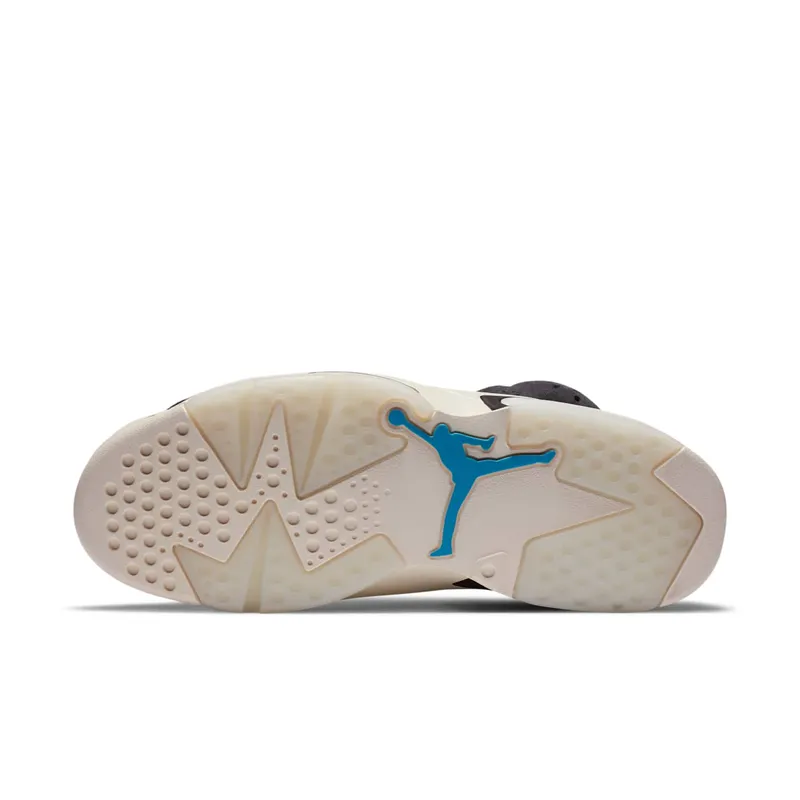 Jordan 6 Retro Tech Chrome (W) Black/Light Smoke Grey-Sail-Chrome (CK6635-001)