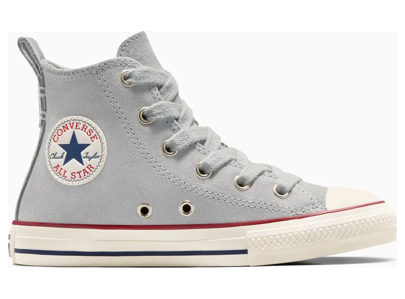 Converse Chuck Taylor All Star Suede Grey Area/Egret/Midnight Navy (A12468C)
