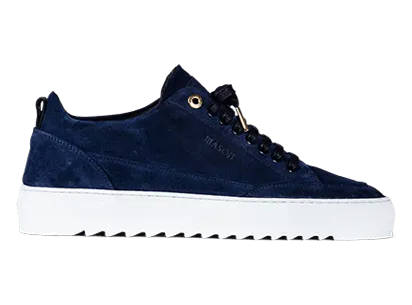 Mason Garments Tia Suede Navy Blau (NOS-3D)