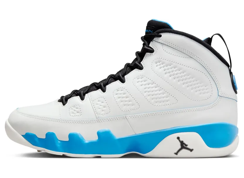 Air Jordan 9 Retro Summit White/Dark Powder Blue/Black (FQ8992-101)