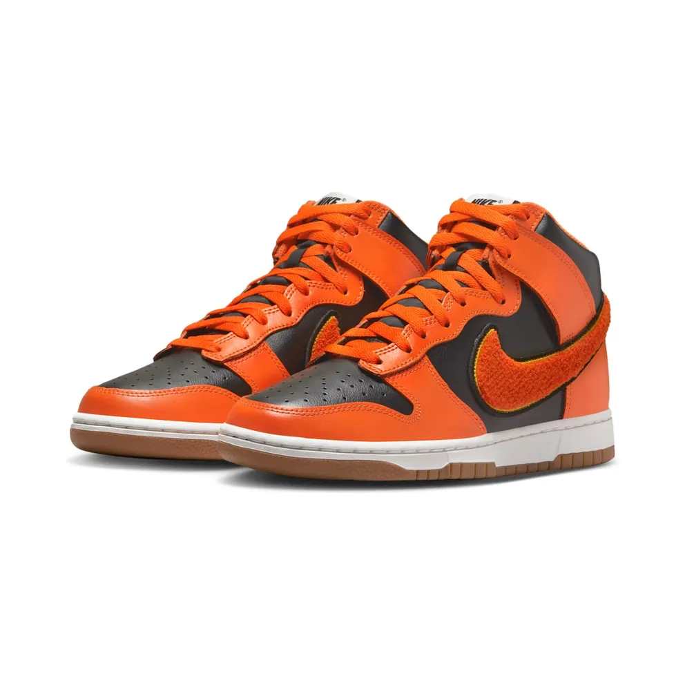 Nike Dunk High “Chenille – Safety Orange” (DR8805-002)
