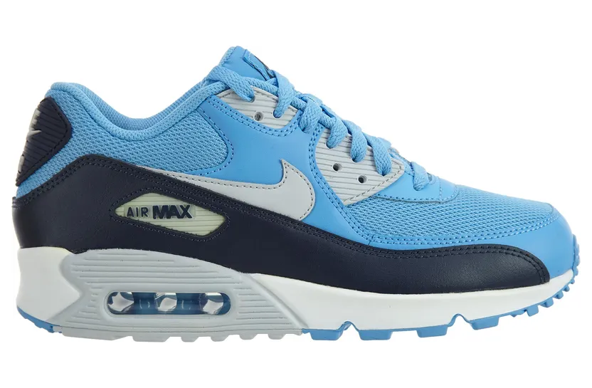Nike Air Max 90 Essential University Blue/Pure Platinum-Obsidian-White (537384-416)