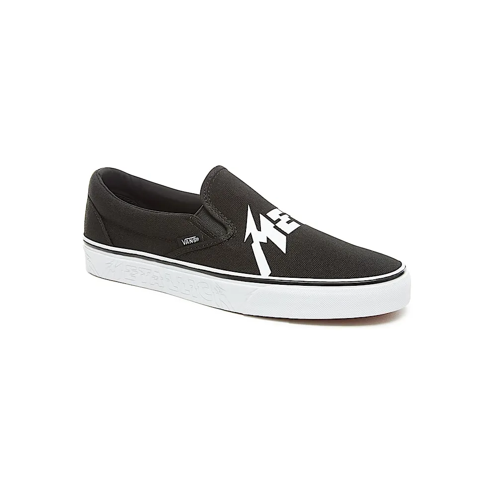 Vans Slip-On Metallica (2018) Black/True White (VN0A38F7PZJ)