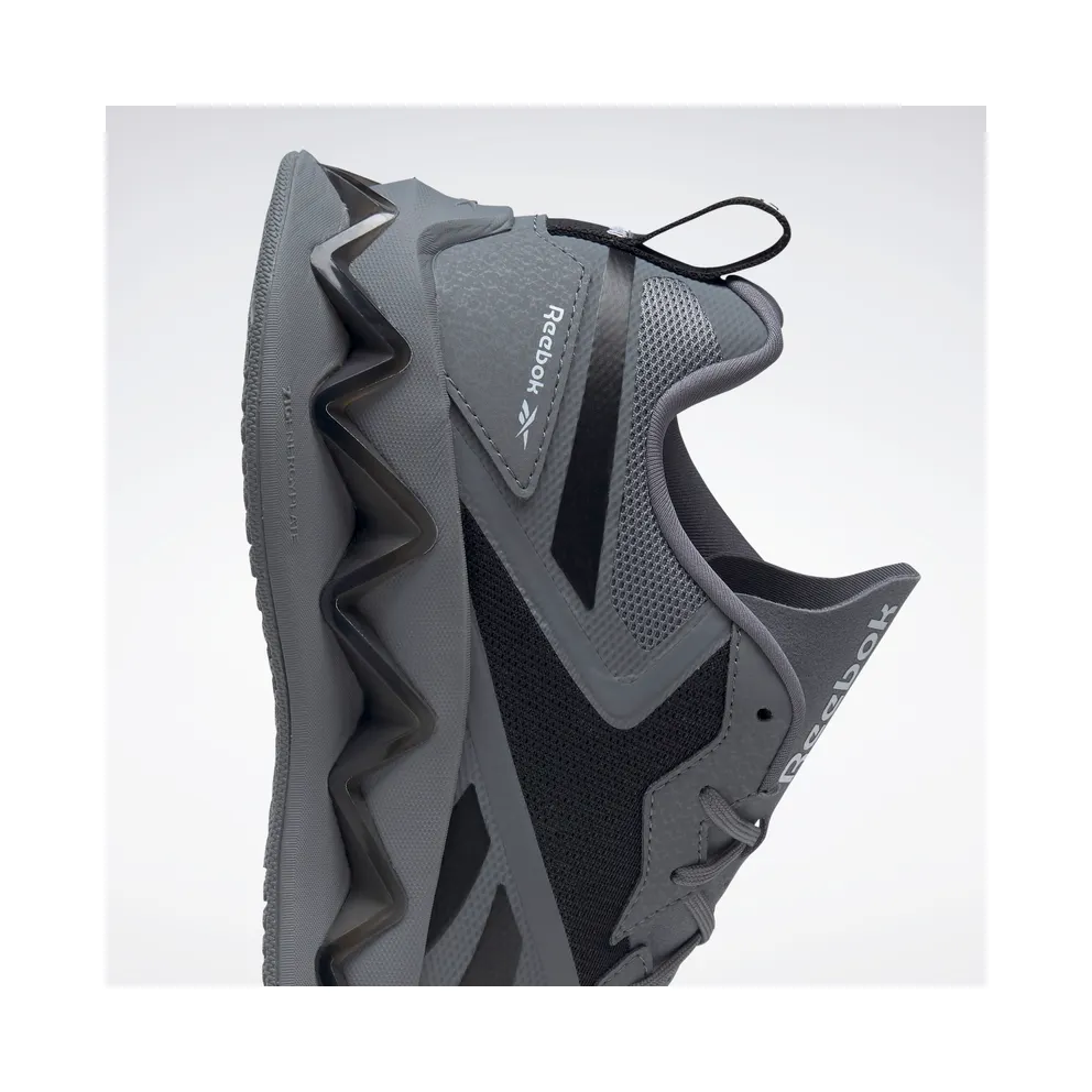 Reebok Zig Elusion Energy Shoes Pure Grey 6 / Black / Cloud White