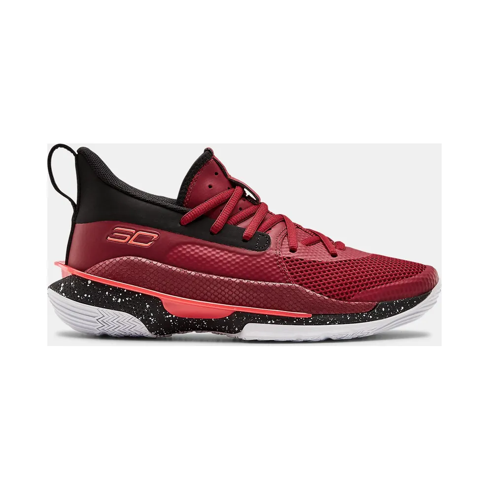 Under Armour Curry 7 Red Cordova (GS) Red Cordova/Black-Beta Red (3022113-605)
