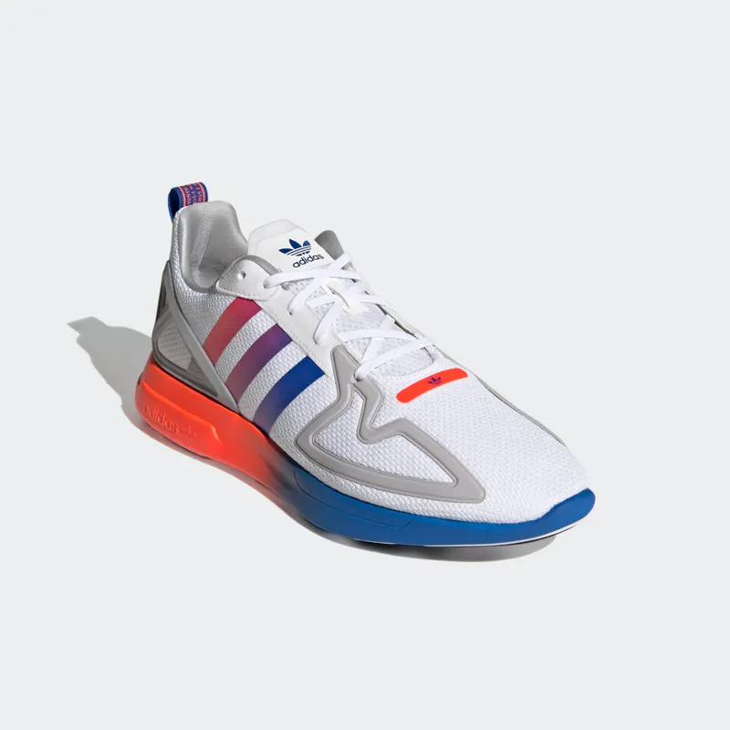 Adidas ZX 2K Flux Cloud White / Core Black / Blue (FX2044)