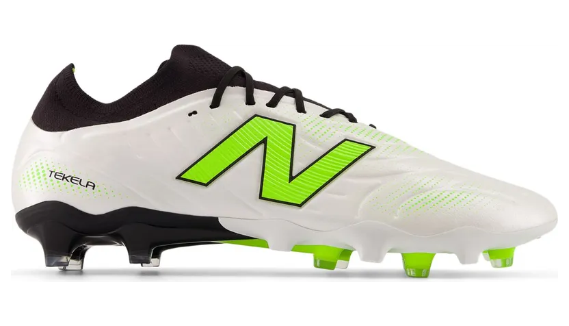 NEW BALANCE TEKELA PRO LOW LACED FG V5 “White / Black / Pixel Green” (ST2FLSP5)