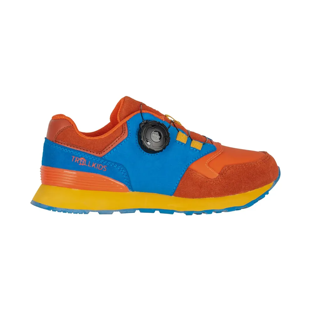 Trollkids sneaker Red Clay / Dynamic Blue / Mustard (744-423)