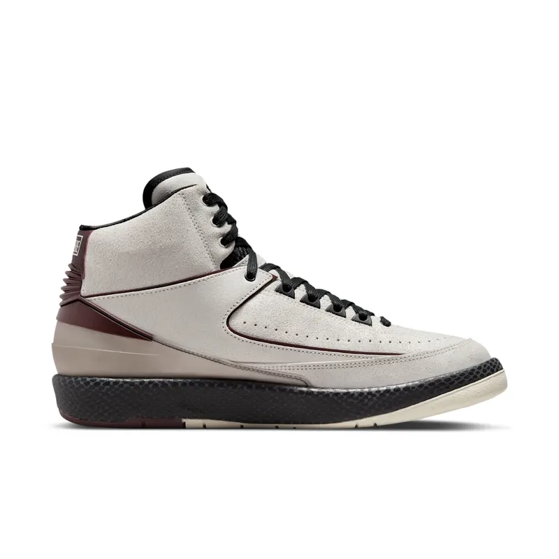 Air Jordan 2 x A Ma Maniere Sail Burgundy (DO7216-100)