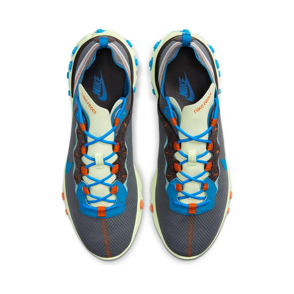 Nike React Element 55 Volt Dark Grey Photo Blue Volt/Dark Grey-Photo Blue-Blue Stardust (CT1142-700)
