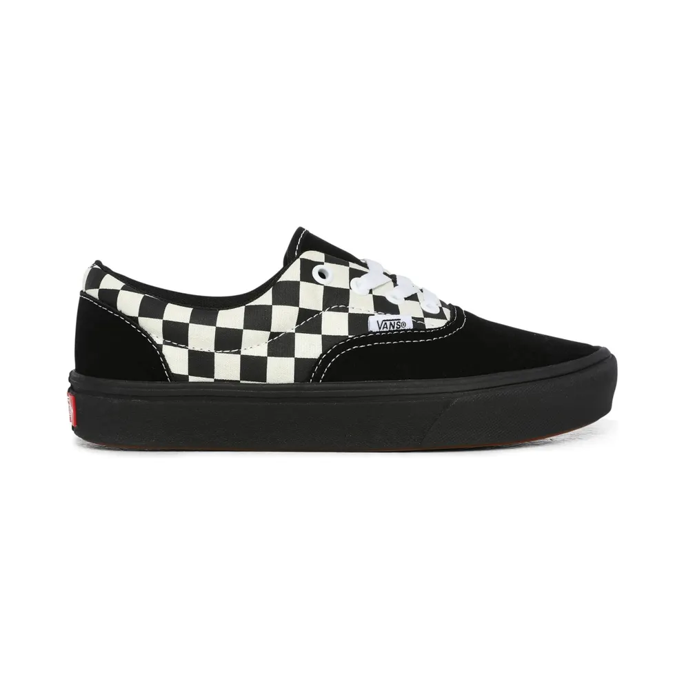 Vans Era ComfyCush ‘Mixed Media – Black Checker’ Antique White/Black (VN0A3WM917Q)