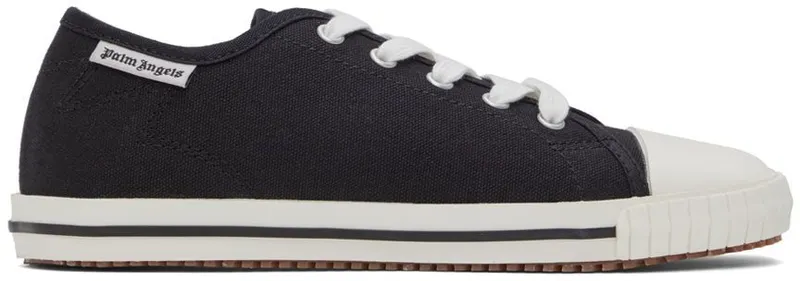 Palm Angels Black Vulcanized Low-Top (PWIA045S22FAB0011001)