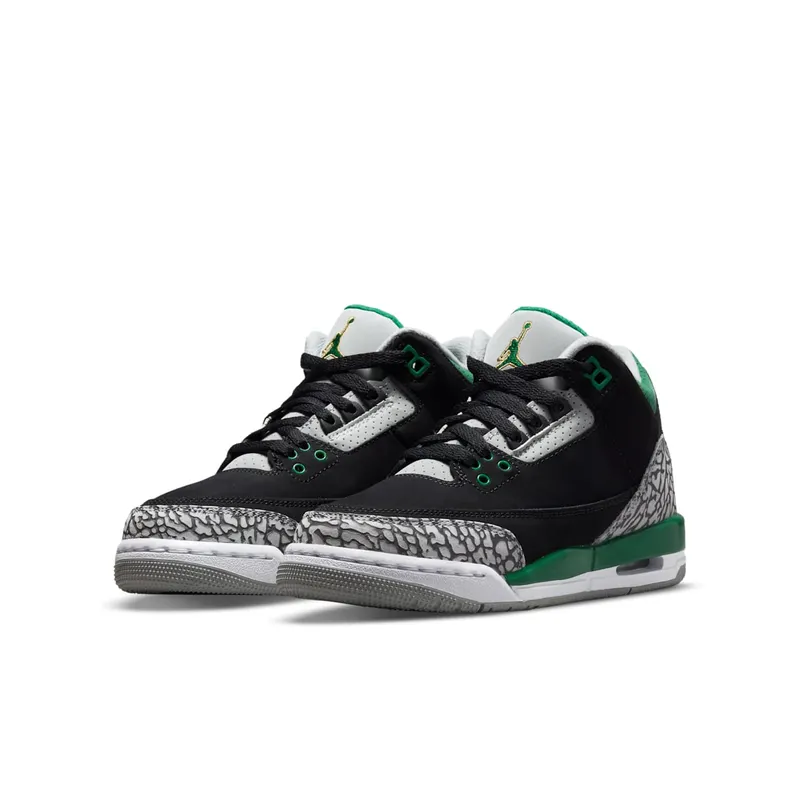 Air Jordan 3 Retro Pine Green (GS) (398614-030)