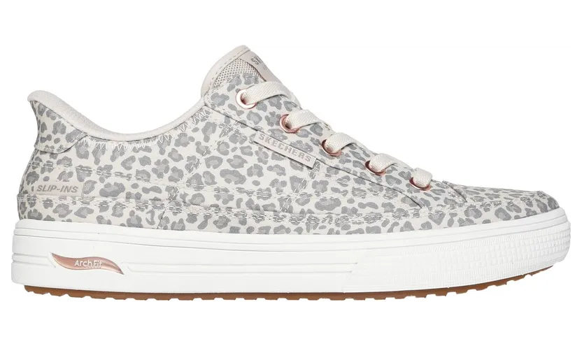 Skechers Slip-ins: Arch Fit Arcade – Wild Nite Sneaker Luipaard
