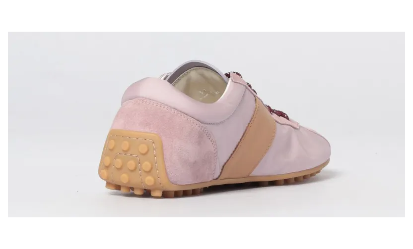 Tod’s T-Marathon Sneakers in Nylon and Suede Pink (XXW59L0JW90V1IYQW9) (2)