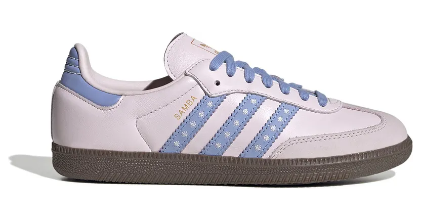 Adidas Samba Almost Pink / Blue Spark / Gum