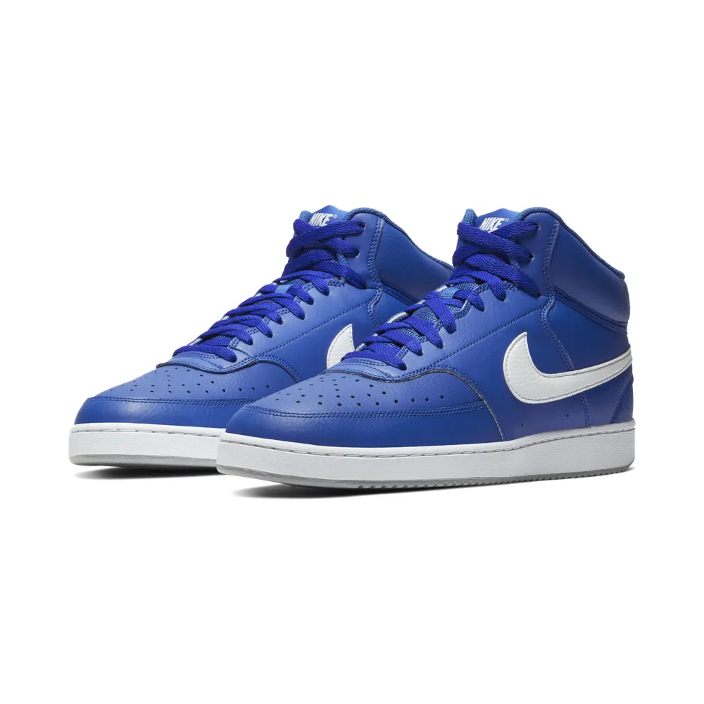 Nike Court Vision Mid “Hyper Blue / Light Smoke Grey / White” (CD5466-400)