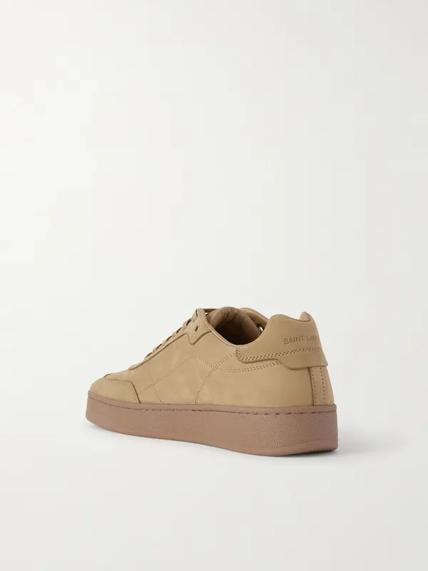 Saint Laurent SL61 Nubuck Sneakers Yellow (861491AAF86) (4)