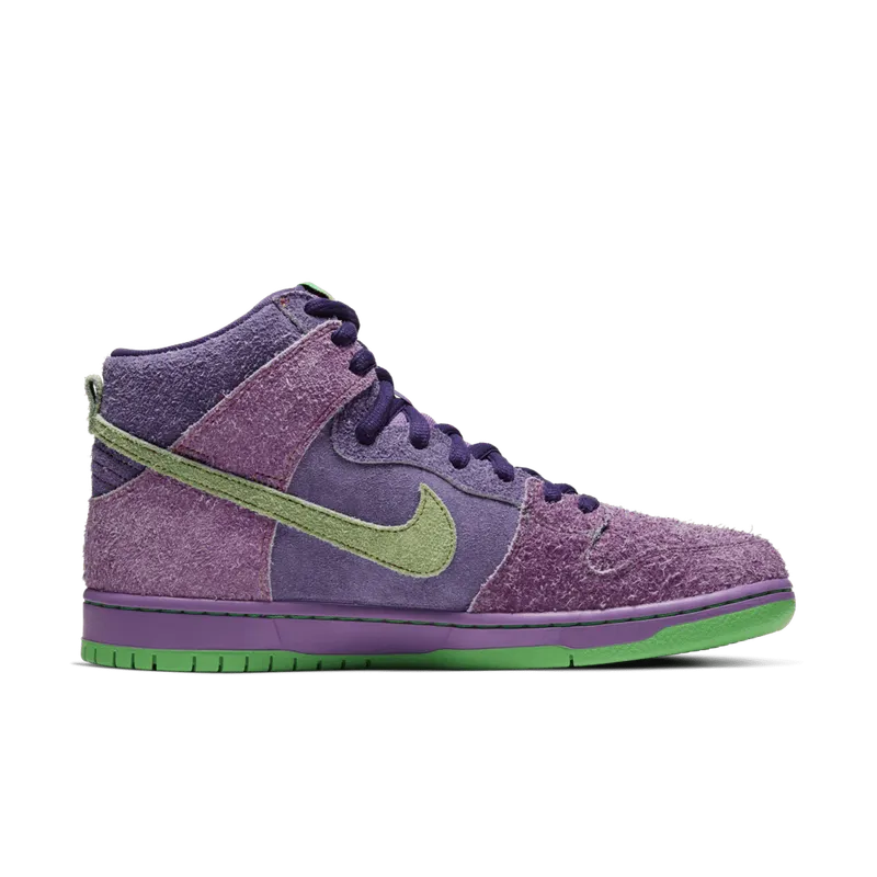 Nike SB Dunk High Reverse Skunk 420 (Regular Box) Purple/Purple/Green (CW9971-500)
