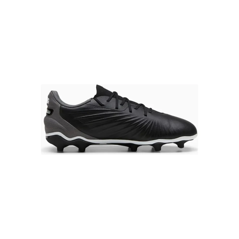 Puma King Match FG/AG Jr Black White Cool Dark Grey (108048-01)