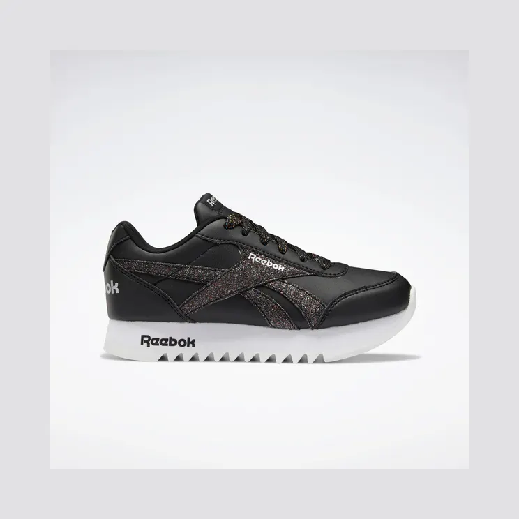Reebok Royal Classic Jogger 2 Platformschoenen Black / White / Silver Metallic