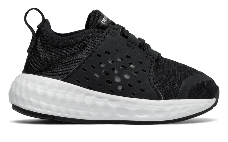 New Balance Fresh Foam Cruz V1 Bungee Running Shoe TD “Black / White” (KVCRZBKI)