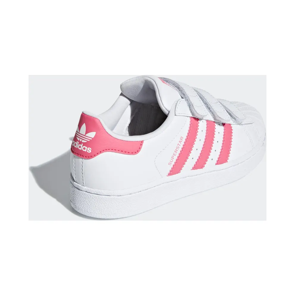 Adidas Superstar CF C ‘White Pink’ Cloud White/Real Pink/Real Pink (CG6621)