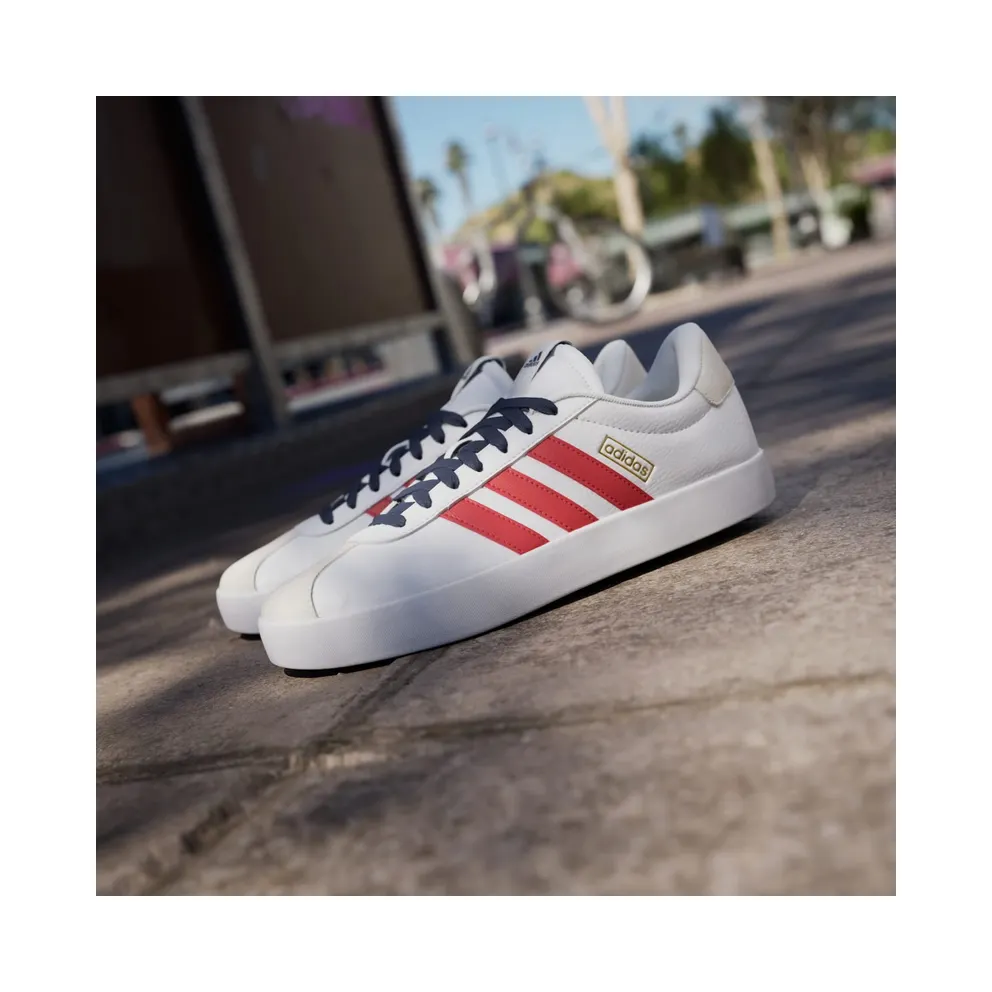 Adidas VL Court 3.0 Cloud White / Better Scarlet / Team Navy Blue 2 (IF4464)