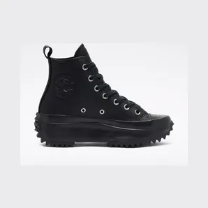 Converse Monocolor Leather Run Star Hike High Top Black/black/almost Black (170548C)