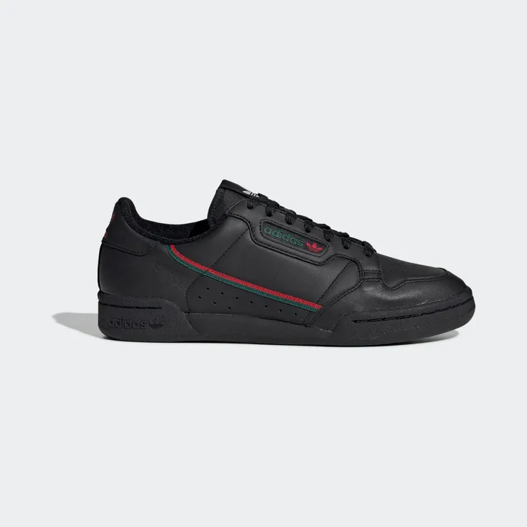 adidas Continental 80 Core Black / Scarlet / Collegiate Green (EE5343)
