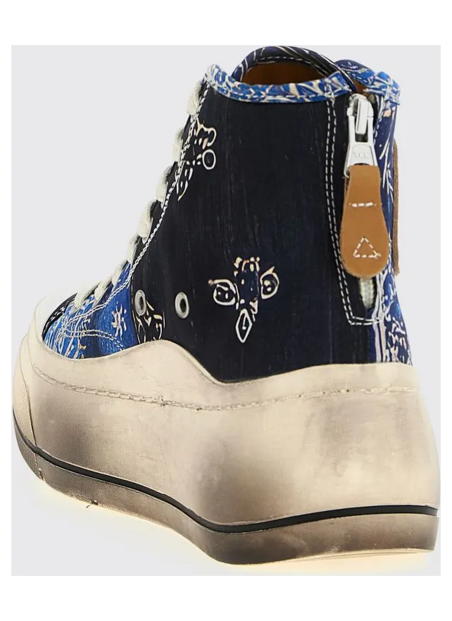 R13 Printed Silk Platform Sneakers Blue (R13S5029SRINT) (2)