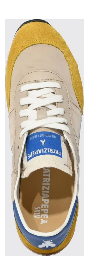 Patrizia Pepe Suede and Nylon Sneakers Blue (8Z0135V040FG65) (3)