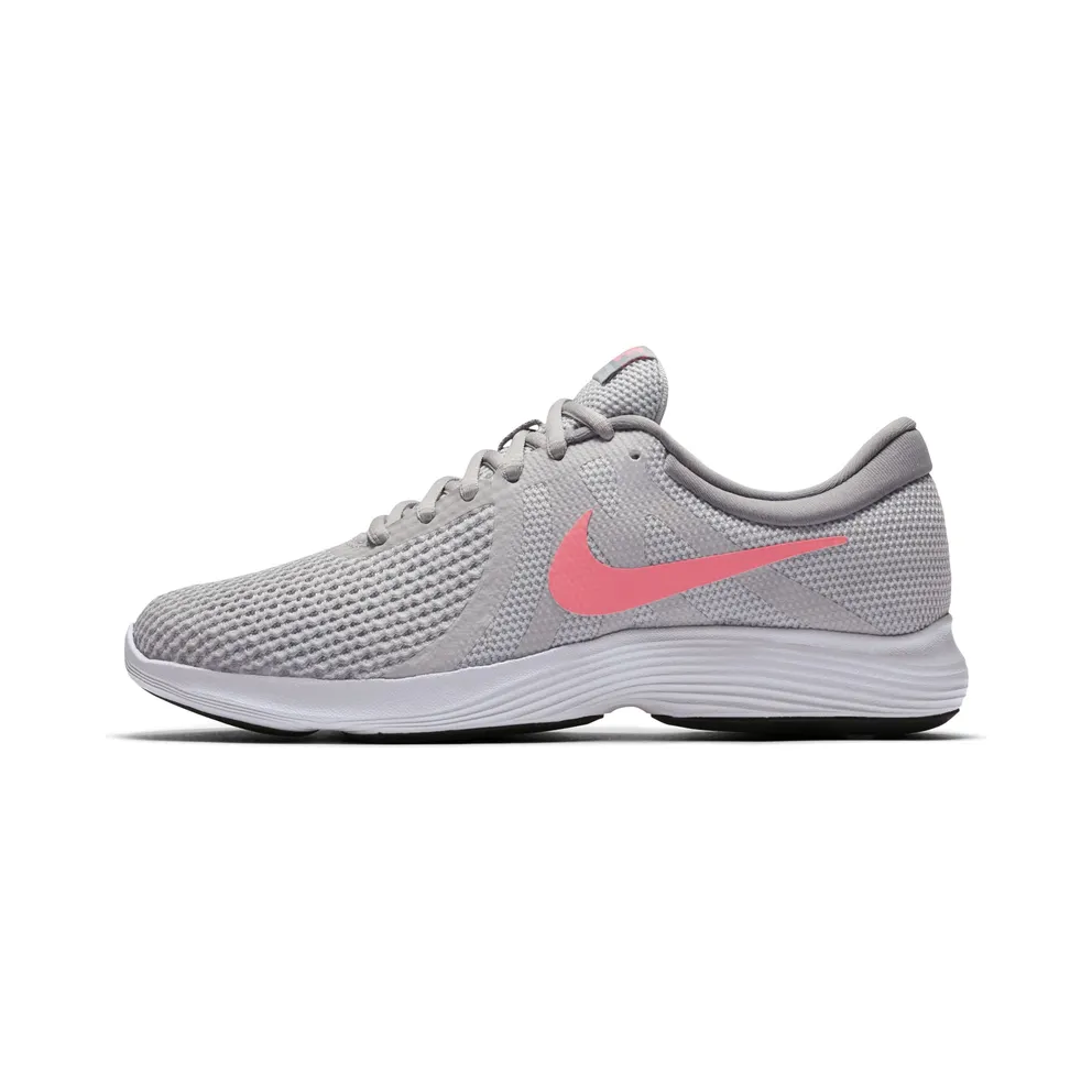 Nike Revolution 4 “Pure Platinum / Wolf Grey / Black / Sunset Pulse” (AJ3491-016)