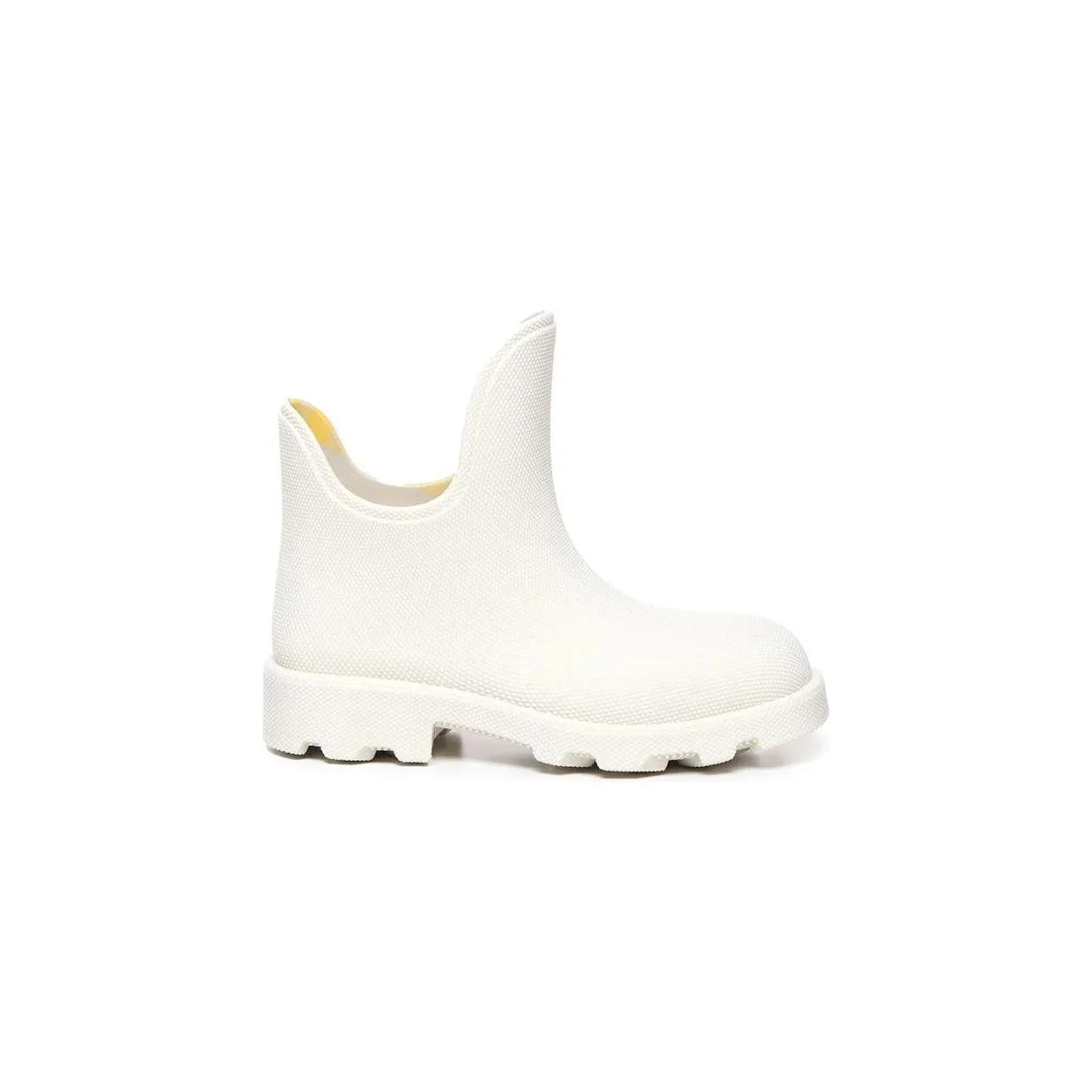 Burberry Round Toe Slip-On Boot White (8075493)
