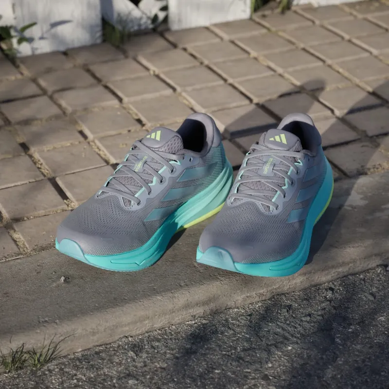 Adidas Supernova Rise 2 Running Shoes Grey / Magic Grey Met / Flash Aqua (JQ7691)