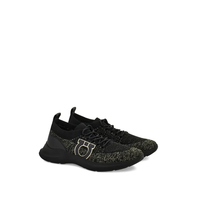 Ferragamo Gancini-detail Knit “Black” (029948 0784024 M Black)