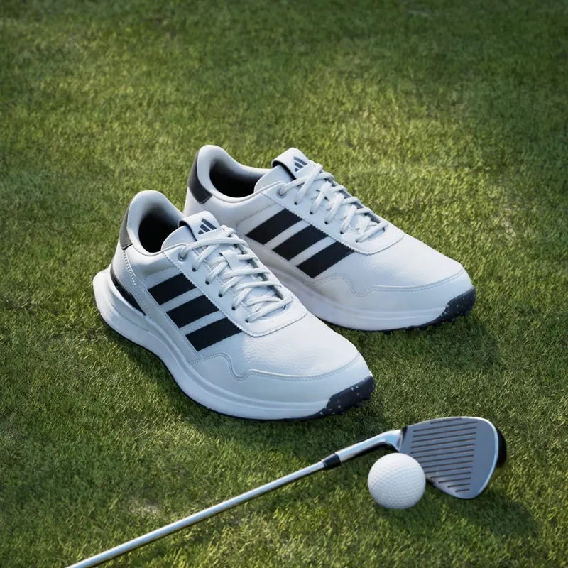 Adidas S2G 26 LEATHER SPIKELESS GOLF SHOES Cloud White / Core Black / Cloud White (HP7087)
