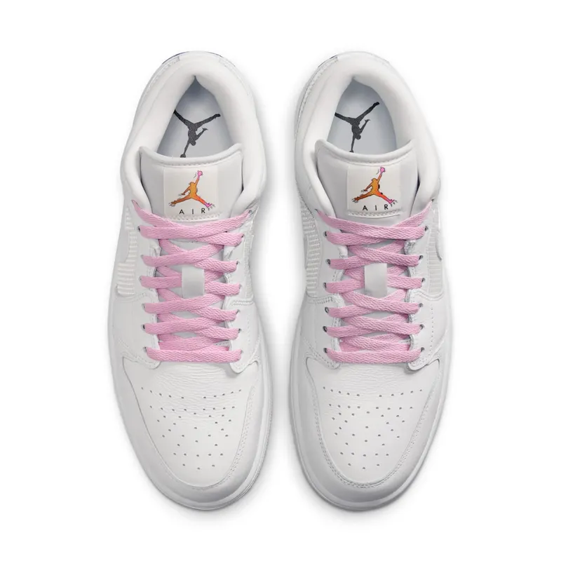 Air Jordan 1 Low – Comic – “Summit White / Light Arctic Pink / Silver” (IO2048-100)