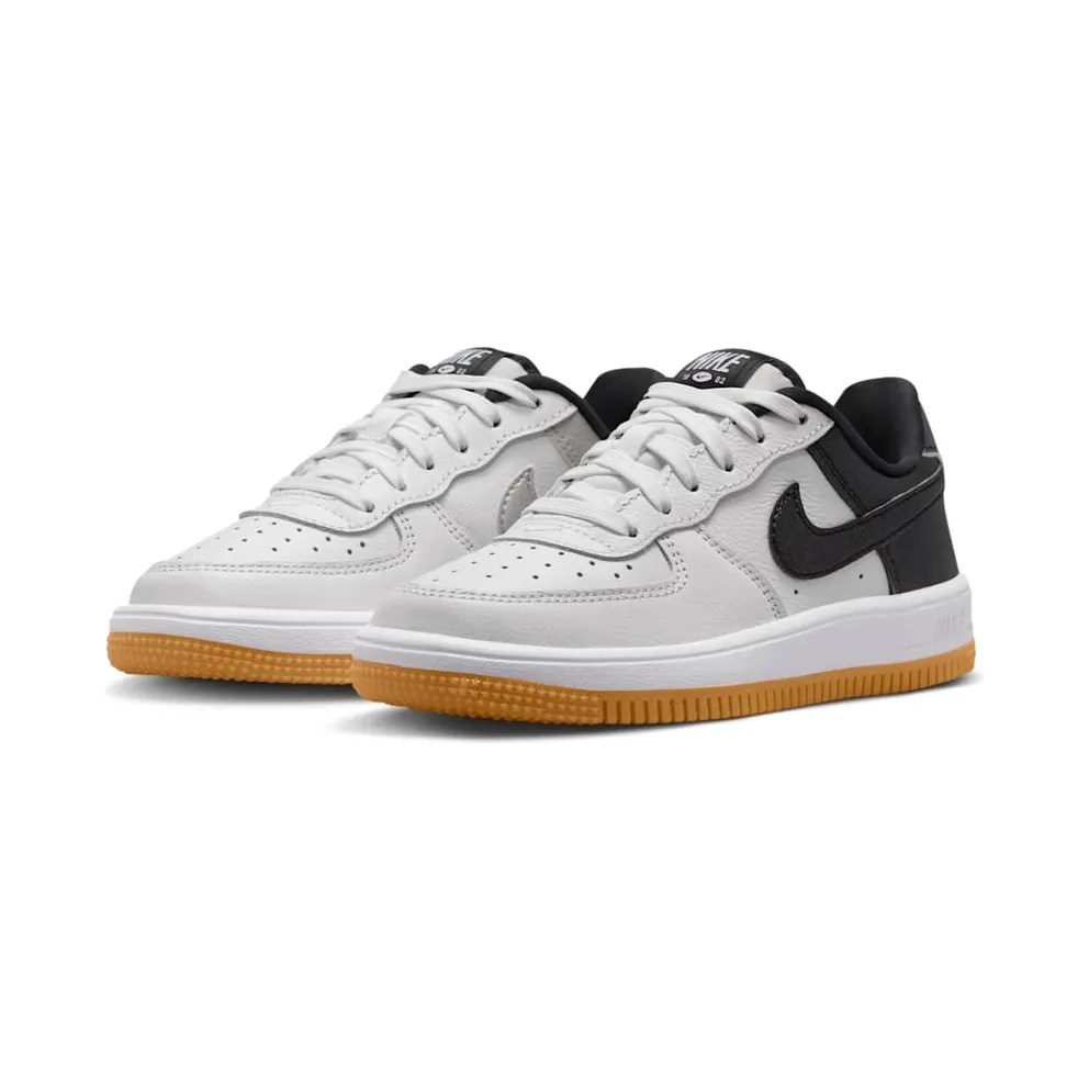 Nike Force 1 Low LV8 5 White Metallic Silver Black (IQ2740-100)