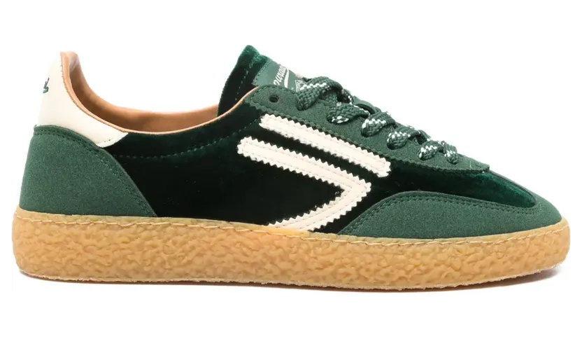 Puraai Sneakers met fluwelen vlak – Groen (PU601X026)