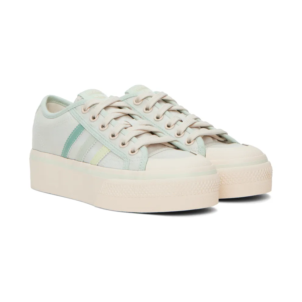 Adidas Nizza Platform Cream White / Almost Lime / Wonder White (GX4605)