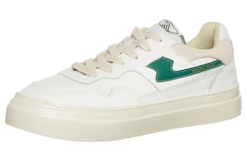 Stepney Workers Club Pearl S-Strike Leather White / Green (YA09560) (2)