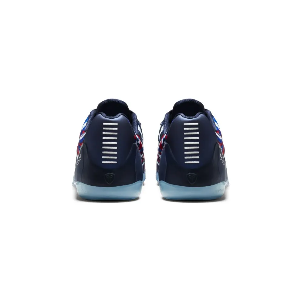 Nike Kobe 9 EM Low Indpendence Day White/Metallic Silver-Hyper Cobalt (646701-104)